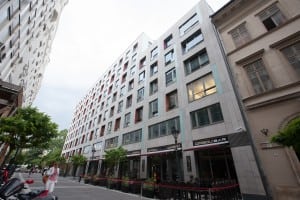 building at day in roosevelt