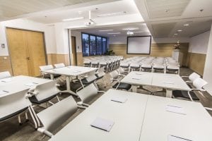 conference room with chairs