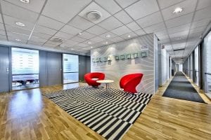 lounge i kontorhotell